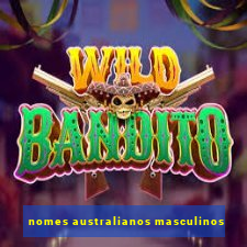 nomes australianos masculinos